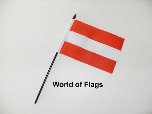 Austria Hand Flag