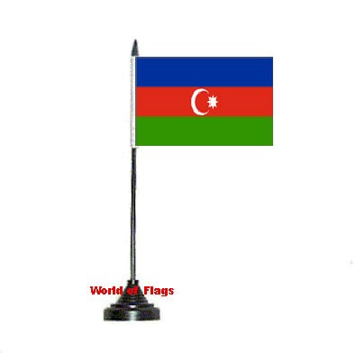 Azerbaijan Table Flag