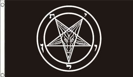 Baphomet Church of Satan Flag