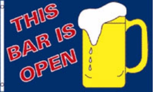 This Bar is Open Flag