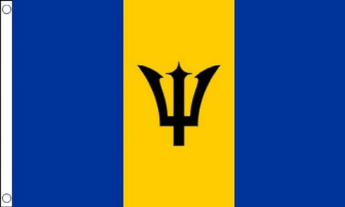 Barbados Funeral Flag