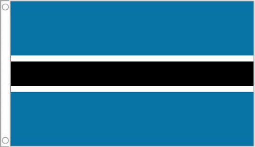 2ft by 3ft Botswana Flag
