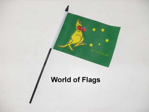 Australia Boxing Kangaroo Hand Flag
