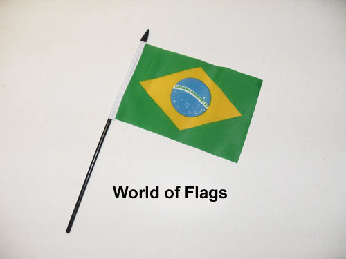 Brazil Hand Flag