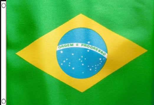 2ft by 3ft Brazil Flag 