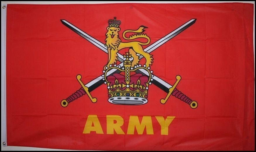 5ft by 8ft British Army Flag