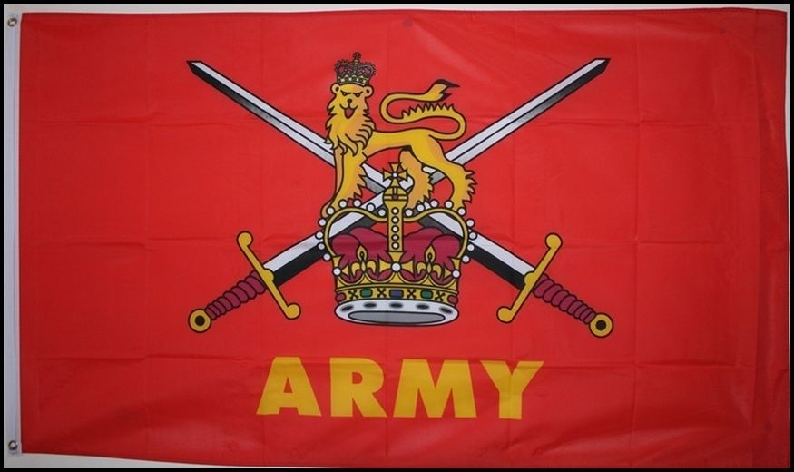 British Army Funeral Flag