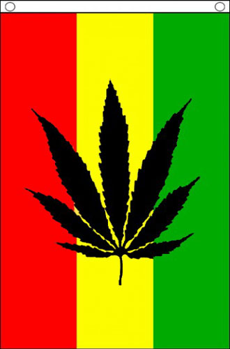 Cannabis Reggae Flag