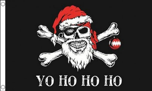 Christmas Pirate Flag 