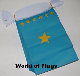 Democratic Republic of Congo Bunting 3m Old Kinshasa Flag