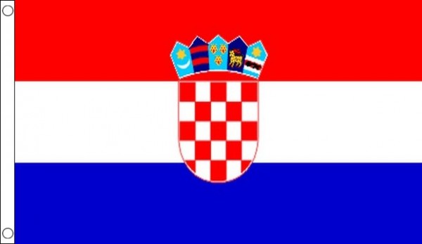 Croatia Funeral Flag