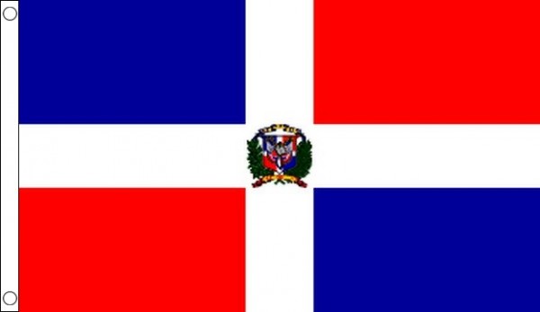 2ft by 3ft Dominican Republic Flag