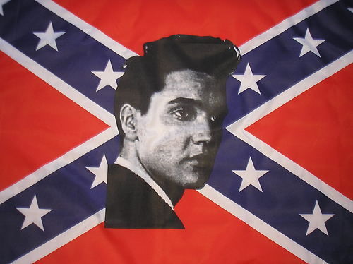 2ft by 3ft Confederate Elvis Flag