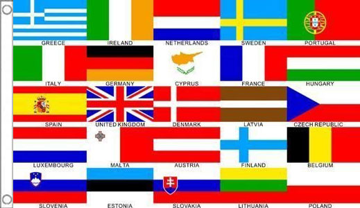 European Flag 25 Countries on 1 Flag Special Offer