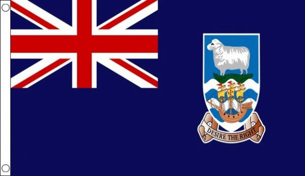 Falkland Islands Funeral Flag