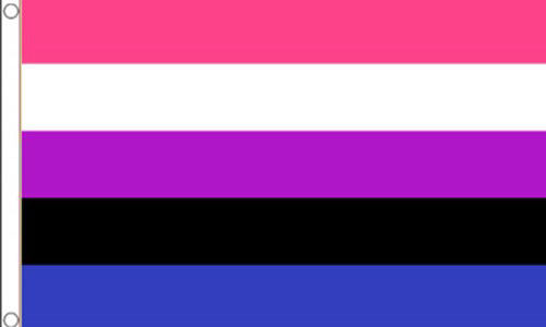 2ft by 3ft Genderfluid Flag