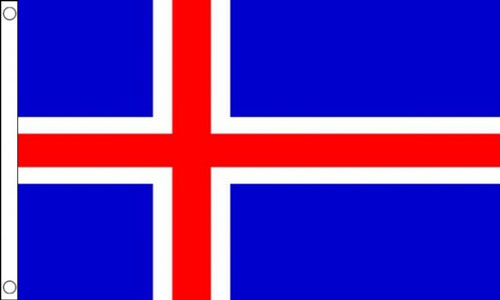 Iceland Funeral Flag