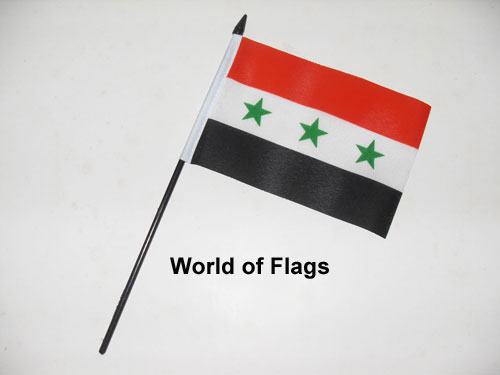 Iraq Hand Flag Stars Only Old Design