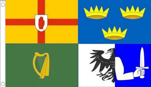 2ft by 3ft Ireland 4 Provinces Flag 