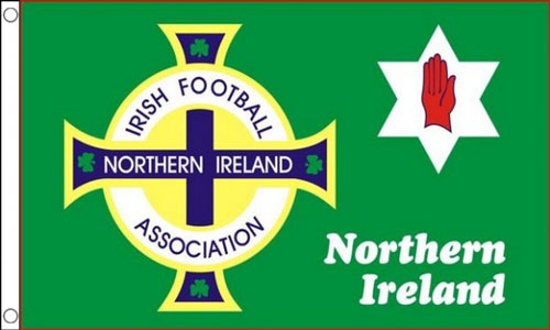 5ft by 8ft Northern Ireland Football Flag
