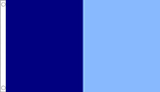 Dark Blue and Light Blue Flag Dublin Flag