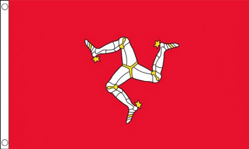 Isle of Man Funeral Flag