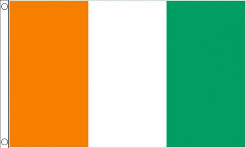 2ft by 3ft Ivory Coast Flag