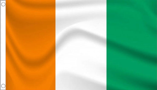 2ft by 3ft Ivory Coast Flag