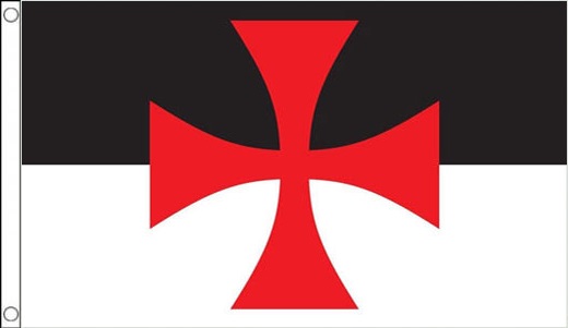 2ft by 3ft Knights Templar Crusaders Flag