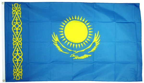 5ft by 8ft Kazakhstan Flag