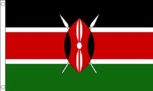 Kenya Funeral Flag