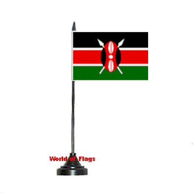 Kenya Table Flag 