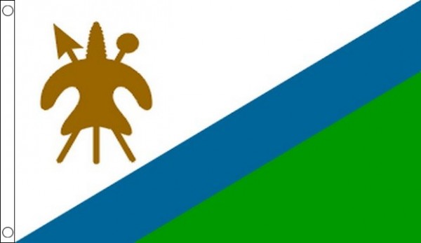 Lesotho Flag OLD Design
