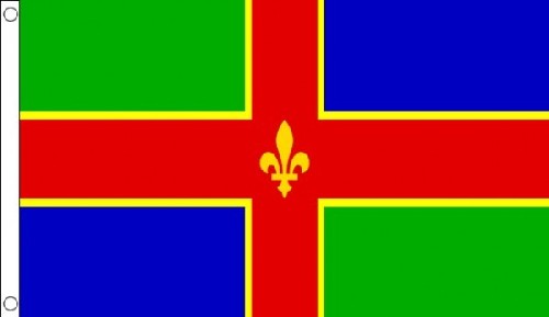 5ft by 8ft Lincolnshire Flag