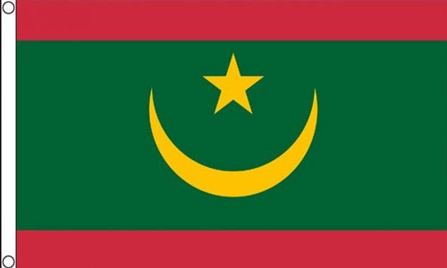 2ft by 3ft Mauritania Flag