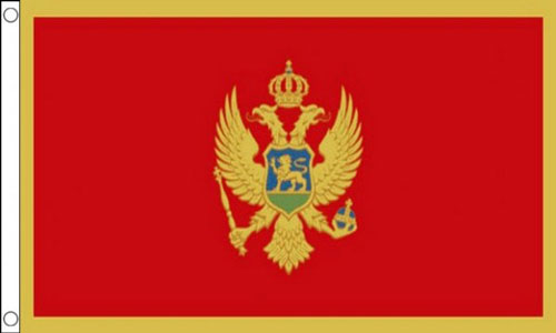 2ft by 3ft Montenegro Flag