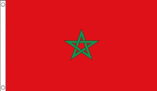 2ft by 3ft Morocco Flag