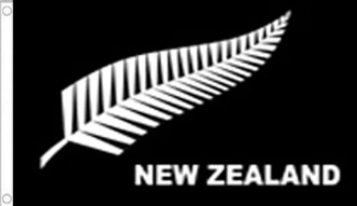 5ft by 8ft New Zealand Silver Fern Flag