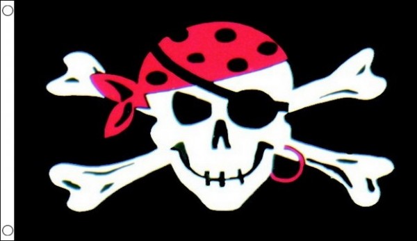2ft by 3ft One Eyed Jack Pirate Flag