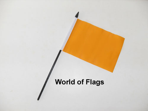 Orange Hand Flag