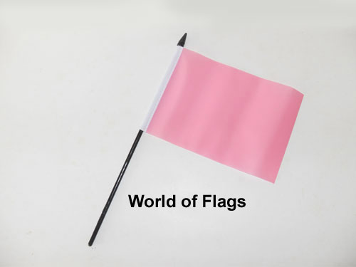 Pink Hand Flag