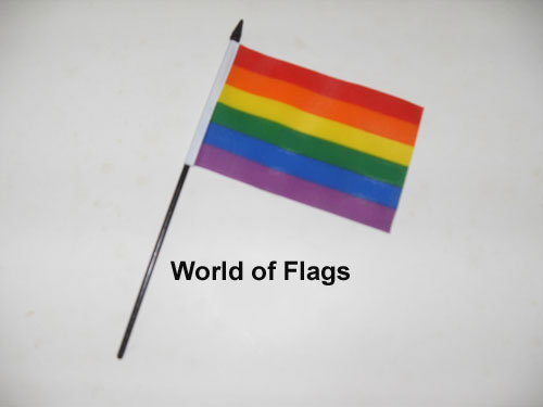 Rainbow Hand Flag