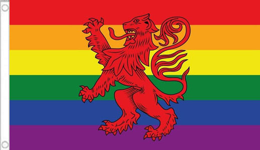 Rainbow Scotland Lion Flag