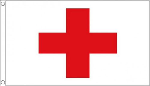 2ft by 3ft Red Cross Flag