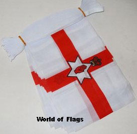 Northern Ireland Red Hand of Ulster Bunting 3m