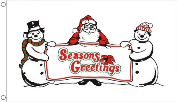 Seasons Greetings Flag 