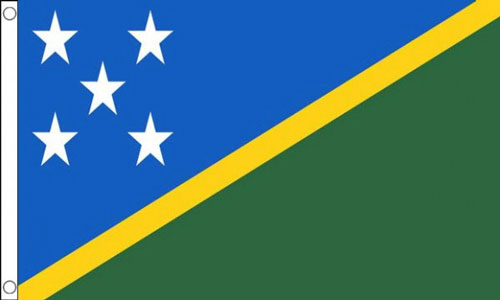 2ft by 3ft Solomon Islands Flag