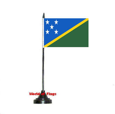 Solomon Islands Table Flag