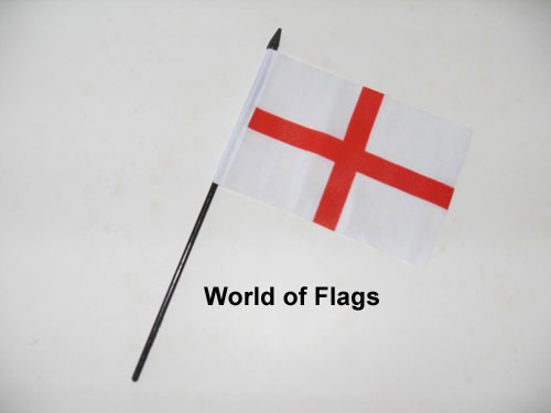 St George Cross Hand Flag 