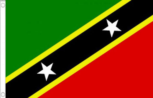 St Kitts and Nevis Funeral Flag